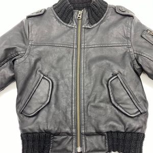 Kids leather jacket